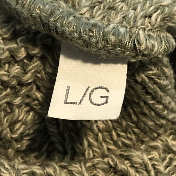 Edward Chapman Ladies Shops Canadian Brand Chunky Green Knit Sweater Women Large - Picture 8 of 16